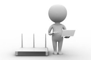 Router of hardware installatie